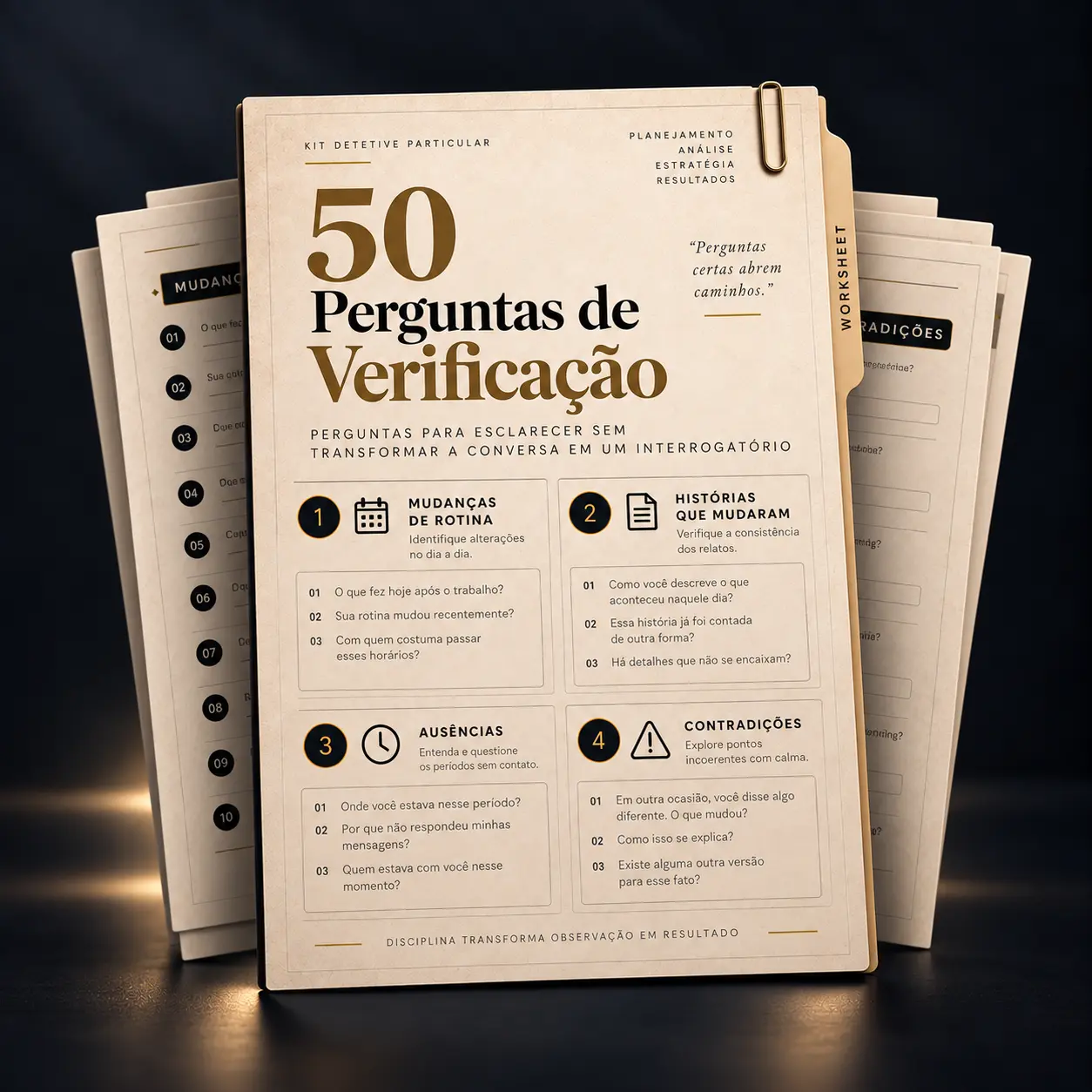 Bônus 50 Perguntas de Verificação